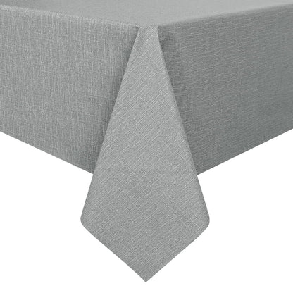 Romanstile Waterproof Vinyl Tablecloth Rectangle, 60 x 84 Inch, Orange