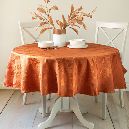 Benson Mills Harvest Legacy Tablecloth (Rust 60" x 104" Rectangular)