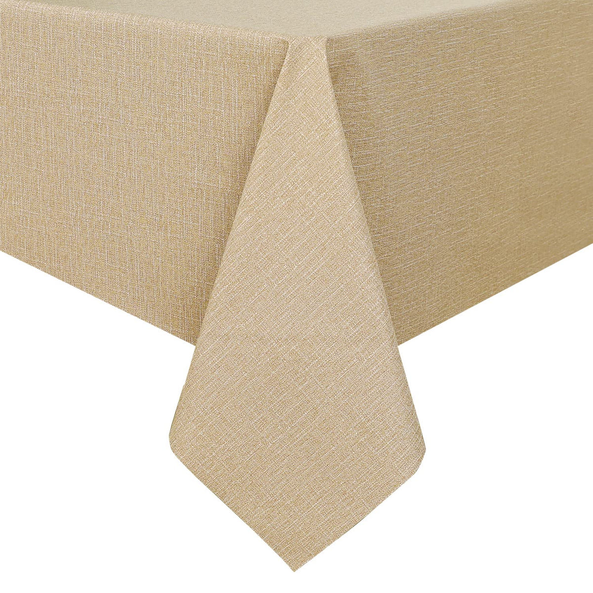 Romanstile Waterproof Vinyl Tablecloth Rectangle, 60 x 84 Inch, Orange