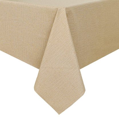 Romanstile Waterproof Vinyl Tablecloth Rectangle, 60 x 84 Inch, Orange