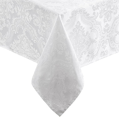 Caiden Elegance Damask Tablecloth, Cranberry - 60" W x 120" L