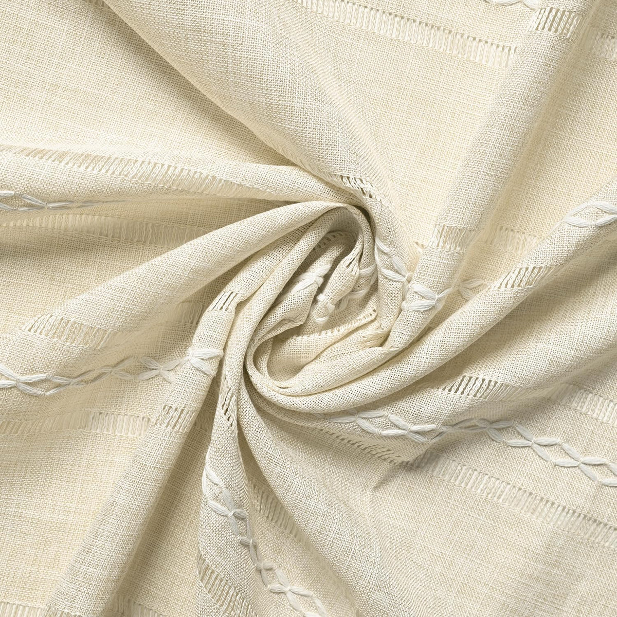 Horaldaily Beige Rectangular Tablecloth, 60×84 Inch, Farmhouse Decor