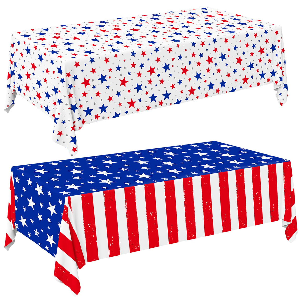 Gatherfun Ice Cream Party Supplies: 2-Pack Ice Cream Birthday Party Decorations,Disposable Plastic Tablecloth, Ideal Table Cover for Kids & Girls Birthday, Baby Shower & Themed Parties, 54 x 108 Inch