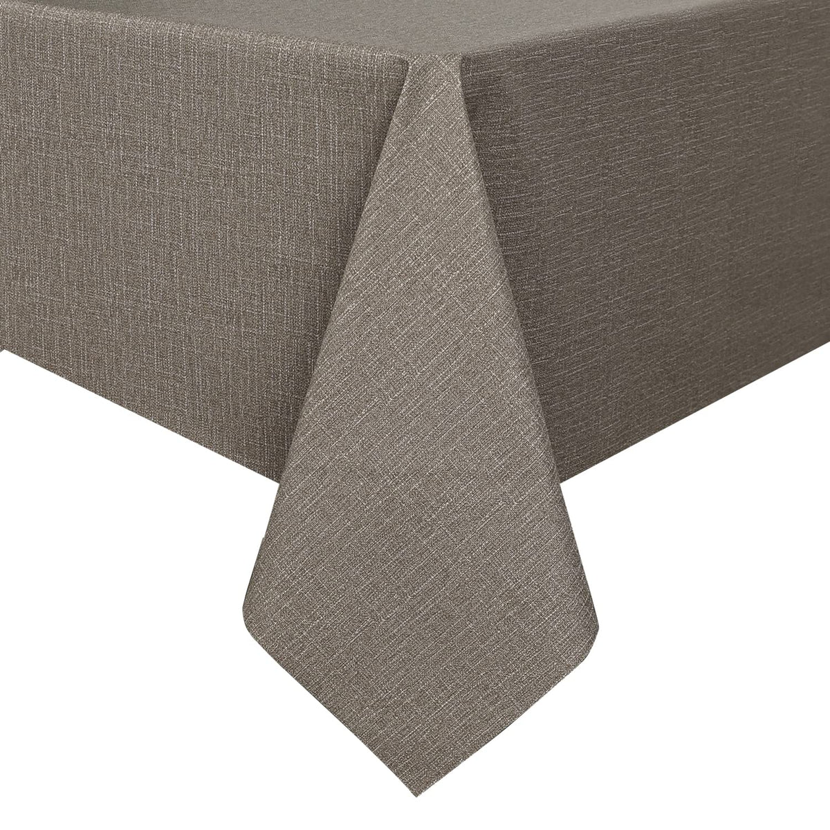 Romanstile Waterproof Vinyl Tablecloth Rectangle, 60 x 84 Inch, Orange