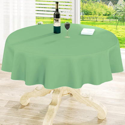 homing Rectangle Black Vinyl Waterproof Tablecloth with Flannel Backed