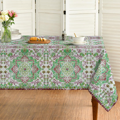 Horaldaily Boho Bohemia Style Tablecloth, 60x84 Inch Rectangular