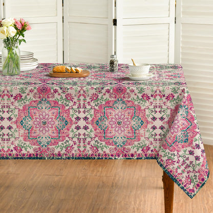 Horaldaily Boho Bohemia Style Tablecloth, 60x84 Inch Rectangular