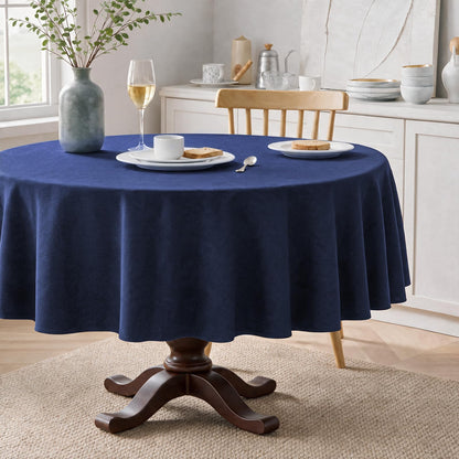 Veblandy Rectangle Tablecloth Waterproof Linen Textured Table Cloth Stain and Wrinkle Resistant Washable, Decorative Fabric Table Cover for Dining, Party and Camping (Sage Green, 52 * 70)