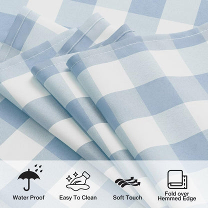 Gingham Tablecloth Rectangle Checkered Tablecloth Washable