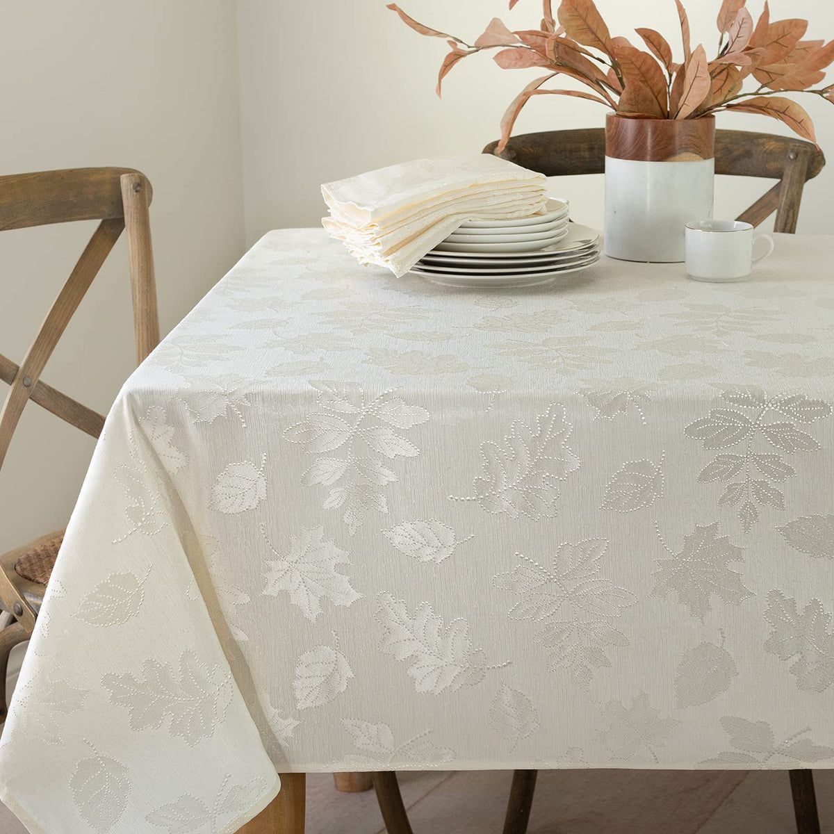 Benson Mills Harvest Legacy Tablecloth (Rust 60" x 104" Rectangular)