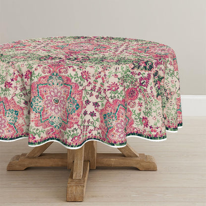 Horaldaily Boho Bohemia Style Tablecloth, 60x84 Inch Rectangular