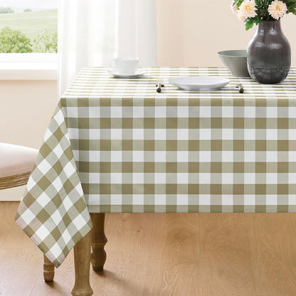 Gingham Tablecloth Rectangle Checkered Tablecloth Washable