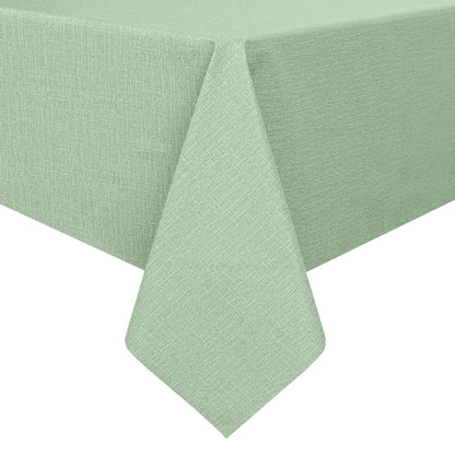 Romanstile Waterproof Vinyl Tablecloth Rectangle, 60 x 84 Inch, Orange