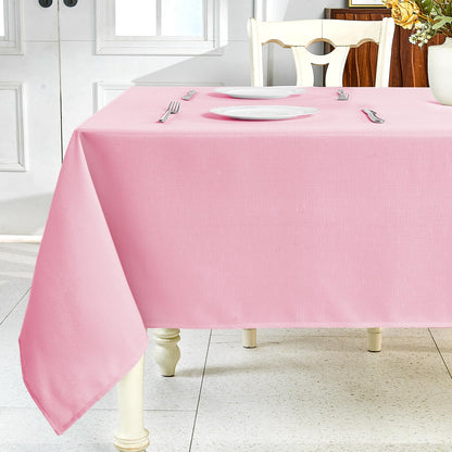 IVAPUPU Textured Linen Rectangle Table Cloth, Sage Green, 52 x 70 Inch