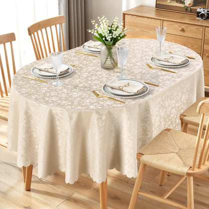 Smiry Rectangle Waterproof Heavy Duty Vinyl Tablecloths, 60 x 84 Inch