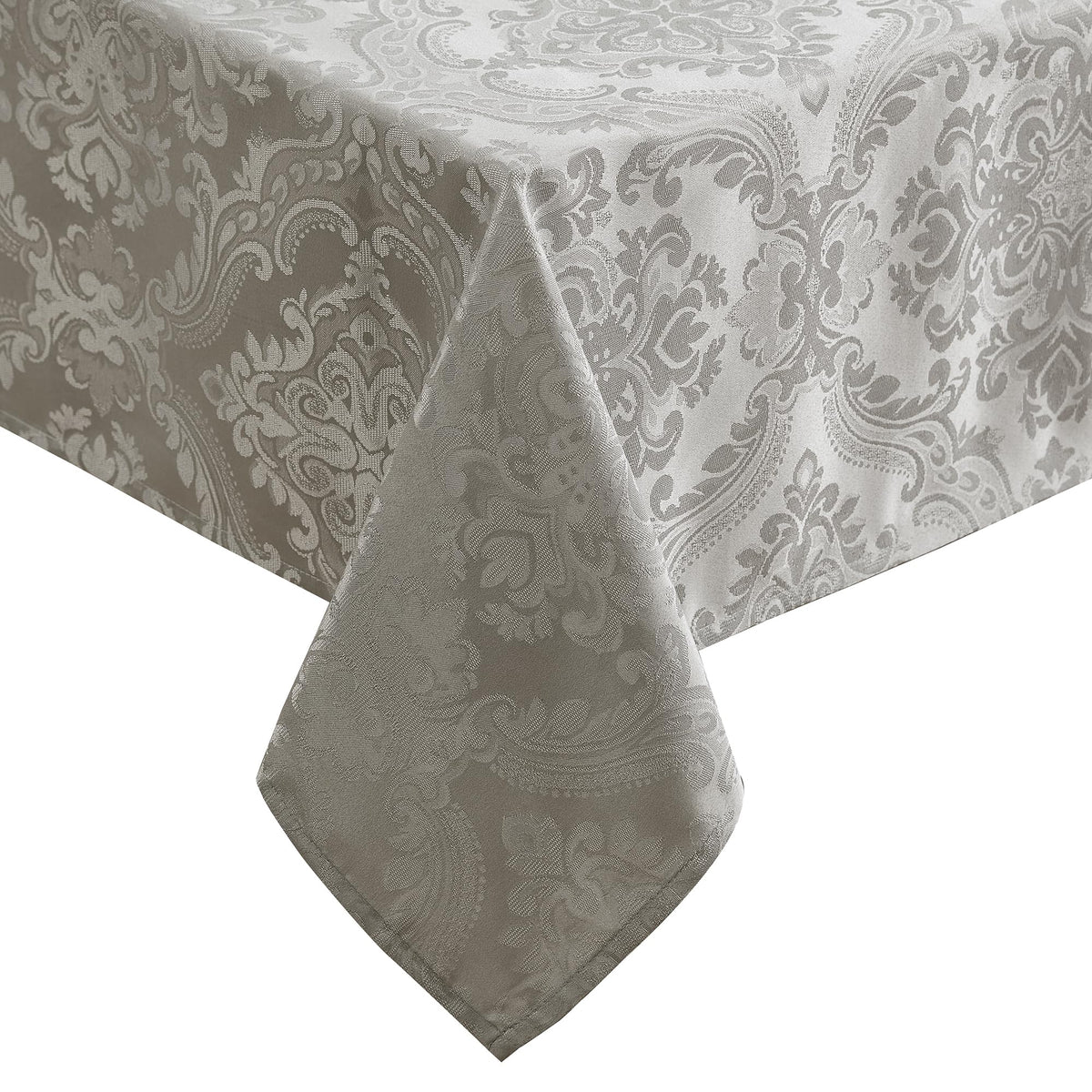 Caiden Elegance Damask Tablecloth, Cranberry - 60" W x 120" L