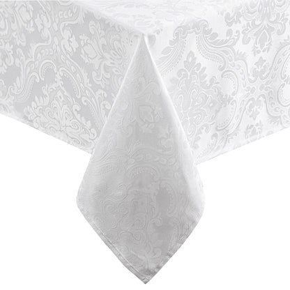 Caiden Elegance Damask Tablecloth, Cranberry - 60" W x 120" L