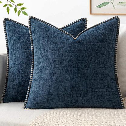 MIULEE Decorative Couch Throw Pillow Covers 18x18 Inch Sage Green 2 Pack