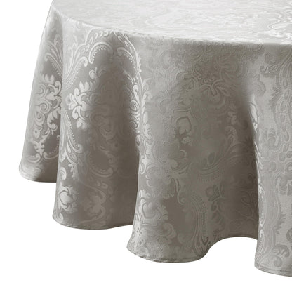 Caiden Elegance Damask Tablecloth, Cranberry - 60" W x 120" L