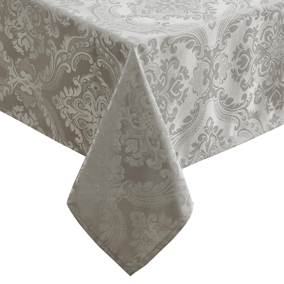 Caiden Elegance Damask Tablecloth, Cranberry - 60" W x 120" L