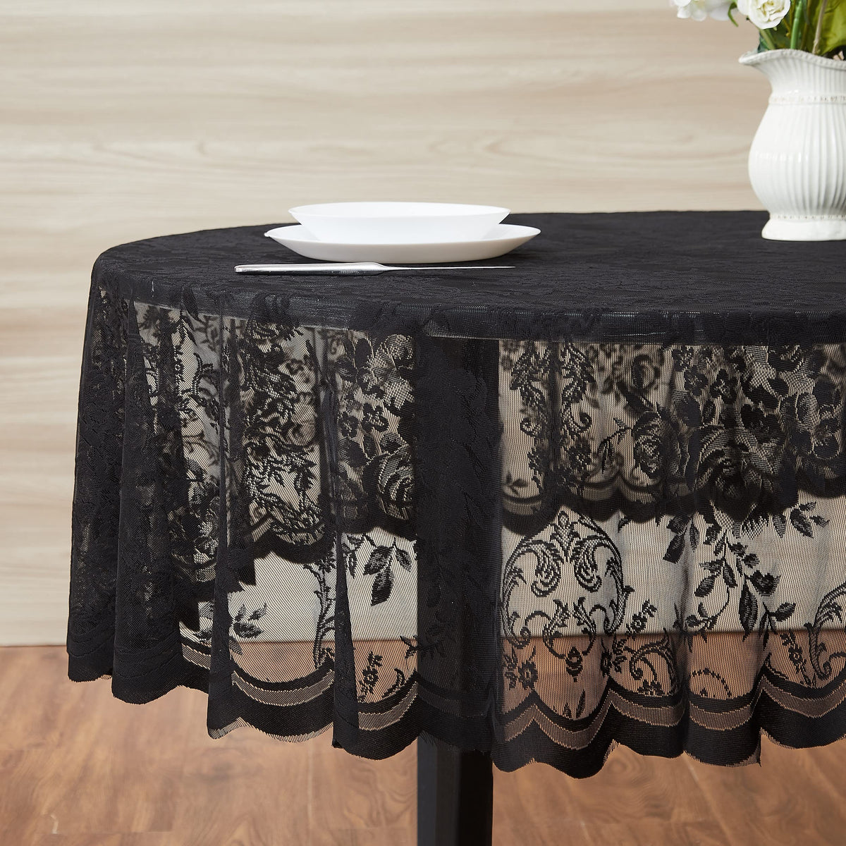 Warm Home Designs 60 x 120 Gold Rectangle Lace Tablecloth. LTC Linen 120